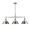 Linear/Island 3 Light Bar by Golden ( 62 | 3306-LP PW-PW Orwell ) 
