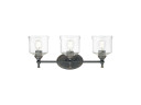 Bathroom Fixtures Three Lights by Golden ( 62 | 0806-BA3 ABI-HWG Keating ) 