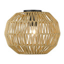 Flush Mounts Cage Style by Golden ( 62 | 6933-FM BLK-NR Florence ) 