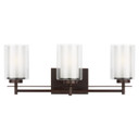 Bathroom Fixtures Three Lights by Generation Lighting ( 1 | 4437303EN3-710 Elmwood Park ) 
