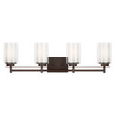 Bathroom Fixtures Four Lights by Generation Lighting ( 1 | 4437304-710 Elmwood Park ) 