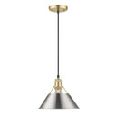 Pendants Metal Shade by Golden ( 62 | 3306-M BCB-PW Orwell ) 