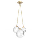 Mini Chandeliers Multi-Port/Cascade by Hammerton Studio ( 404 | CHB0039-0E-GB-C-C01-L3-RTS Gem ) 