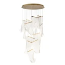 Mid. Chandeliers Multi-Port/Cascade by ET2 ( 86 | E24877-133FG Rinkle ) 