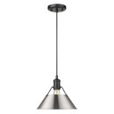 Mini Pendants Metal Shade by Golden ( 62 | 3306-M BLK-PW Orwell ) 