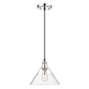 Pendants Glass Down by Golden ( 62 | 3306-M CH-CLR Orwell ) 