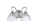 Bathroom Fixtures Two Lights by Golden ( 62 | 6952-BA2 CH-CLR Audra ) 
