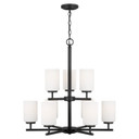 Mid. Chandeliers Glass Up by Generation Lighting ( 1 | 31162EN3-112 Oslo ) 