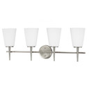 Bathroom Fixtures Four Lights by Generation Lighting ( 1 | 4440404-962 Driscoll ) 