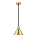 Mini Pendants Metal Shade by Golden ( 62 | 3306-S BCB-BCB Orwell ) 