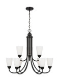 Mid. Chandeliers Glass Up by Generation Lighting ( 1 | 3120209EN3-112 Seville ) 