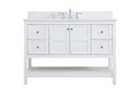Plumbing Bath Chests/Vanities by Elegant Lighting ( 173 | VF16448WH-BS Theo ) 