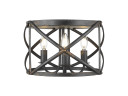 Flush Mounts Cage Style by Golden ( 62 | 0890-FM ABI Alcott ) 