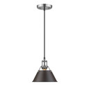 Pendants Metal Shade by Golden ( 62 | 3306-S PW-RBZ Orwell ) 
