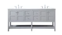 Plumbing Bath Chests/Vanities by Elegant Lighting ( 173 | VF16472DGR Theo ) 