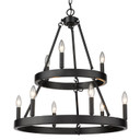 Mid. Chandeliers Candle by Golden ( 62 | 1017-36 BLK Alastair ) 