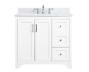 Plumbing Bath Chests/Vanities by Elegant Lighting ( 173 | VF17036WH-BS Moore ) 