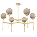 Mid. Chandeliers Glass Up by Hammerton Studio ( 404 | CHB0039-39-GB-B-001-L3 Gem ) 