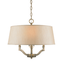 Pendants Drum Shade by Golden ( 62 | 3500-SF AB-PMT Waverly ) 