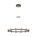 Mid. Chandeliers Glass Up by Eurofase ( 40 | 37043-018 Albany ) 