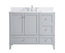 Plumbing Bath Chests/Vanities by Elegant Lighting ( 173 | VF18042GR-BS sommerville ) 