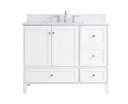 Plumbing Bath Chests/Vanities by Elegant Lighting ( 173 | VF18042WH-BS sommerville ) 