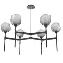 Mid. Chandeliers Glass Up by Hammerton Studio ( 404 | CHB0039-39-MB-S-001-L1 Gem ) 