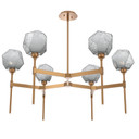 Mid. Chandeliers Glass Up by Hammerton Studio ( 404 | CHB0039-39-NB-S-001-L1 Gem ) 