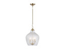 Pendants Glass Down by Golden ( 62 | 1088-3P MBG-CLR Adeline ) 