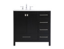 Plumbing Bath Chests/Vanities by Elegant Lighting ( 173 | VF18836BK Irene ) 