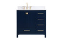 Plumbing Bath Chests/Vanities by Elegant Lighting ( 173 | VF18836BL-BS Irene ) 