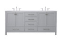 Plumbing Bath Chests/Vanities by Elegant Lighting ( 173 | VF18872DGR Irene ) 