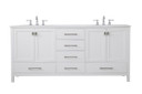 Plumbing Bath Chests/Vanities by Elegant Lighting ( 173 | VF18872DWH Irene ) 