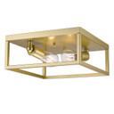 Flush Mounts Cage Style by Golden ( 62 | 2072-FM OG Wesson ) 