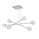 Linear/Island 4 Light + by Hammerton Studio ( 404 | PLB0039-M3-CS-C-CA1-L3 Gem ) 