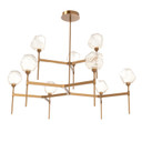 Large Chandeliers Glass Shade by Hammerton Studio ( 404 | CHB0039-55-NB-A-001-L1 Gem ) 