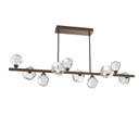 Linear/Island 4 Light + by Hammerton Studio ( 404 | PLB0039-T0-FB-C-001-L1 Gem ) 