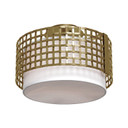Semi-Flush Mts. Drum Shade by Hammerton Studio ( 404 | CLB0037-14-GB-SH-E2 Tweed ) 