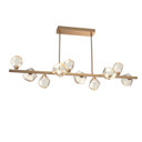 Linear/Island 4 Light + by Hammerton Studio ( 404 | PLB0039-T0-NB-A-001-L3 Gem ) 