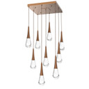 Mid. Chandeliers Multi-Port/Cascade by Hammerton Studio ( 404 | CHB0078-09-BB-C-C01-L1 Raindrop ) 