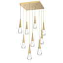 Mid. Chandeliers Multi-Port/Cascade by Hammerton Studio ( 404 | CHB0078-09-GB-C-C01-L3 Raindrop ) 