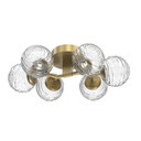 Semi-Flush Mts. Glass Down by Hammerton Studio ( 404 | CLB0092-01-GB-C-L1 Gaia ) 