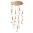 Mid. Chandeliers Multi-Port/Cascade by Hammerton Studio ( 404 | CHB0078-11-NB-C-C01-L1 Raindrop ) 