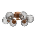 Semi-Flush Mts. Glass Down by Hammerton Studio ( 404 | CLB0092-01-NB-S-L1 Gaia ) 