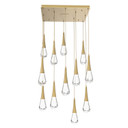 Mid. Chandeliers Multi-Port/Cascade by Hammerton Studio ( 404 | CHB0078-12-GB-C-C01-L3 Raindrop ) 