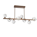Linear/Island 4 Light + by Hammerton Studio ( 404 | PLB0039-T8-BB-C-001-L1 Gem ) 
