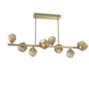 Linear/Island 4 Light + by Hammerton Studio ( 404 | PLB0039-T8-GB-B-001-L1 Gem ) 