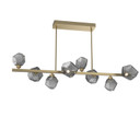 Linear/Island 4 Light + by Hammerton Studio ( 404 | PLB0039-T8-GB-S-001-L3 Gem ) 