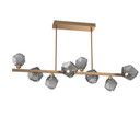 Linear/Island 4 Light + by Hammerton Studio ( 404 | PLB0039-T8-NB-S-001-L1 Gem ) 