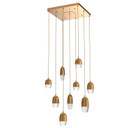 Mid. Chandeliers Multi-Port/Cascade by Hammerton Studio ( 404 | CHB0079-09-NB-PC-C01-L1 Pebble ) 